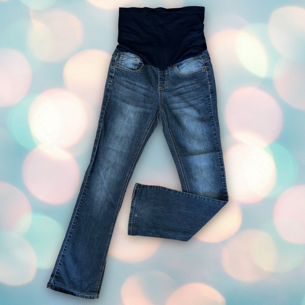 Bella Vida Maternity Women’s Bootcut Denim Jeans Size S